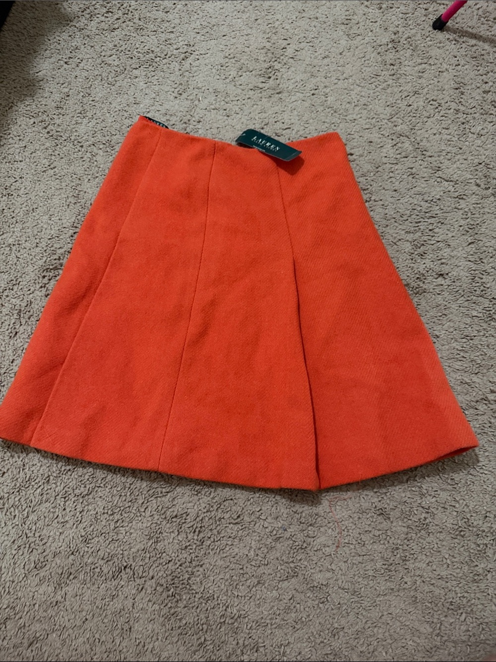 NWT Ralph Lauren Wool-Blend Skirt